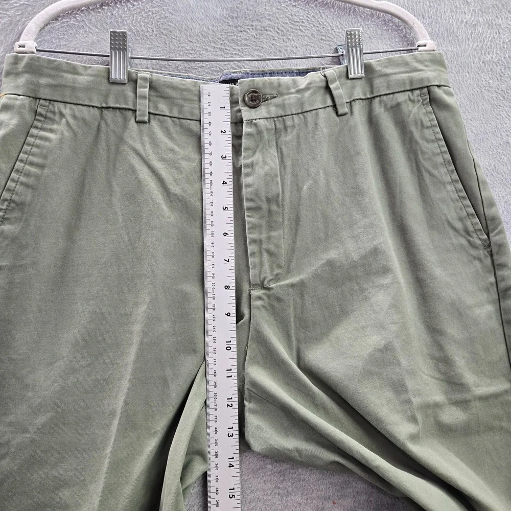 Banana Republic‎ Men Pants 35X32 Green Chino Aiden Chino Cotton